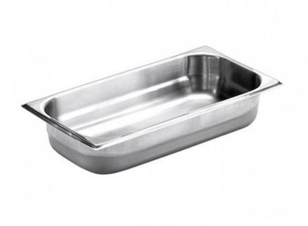 Kit 2 Cubas Gastronomica Inox GN 1/3 x 65mm (325x176mm)