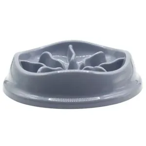 Comedouro Para Pets Lento Interativo Starkpet 550ml Cinza (MP)