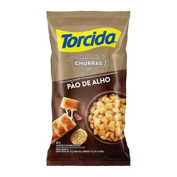 Salgadinho TORCIDA Pão de Alho 60g