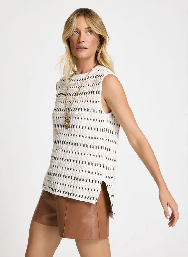 Colete Le Lis Lin Tricot Feminino G