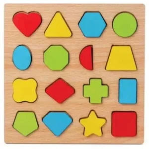 Brinquedo Pedagógico de Madeira Encaixe Formas e Frações Coordenação Motora Toy Mix Brinquedo Pedagógico Madeira Encaixe Formas e Frações Toy Mix