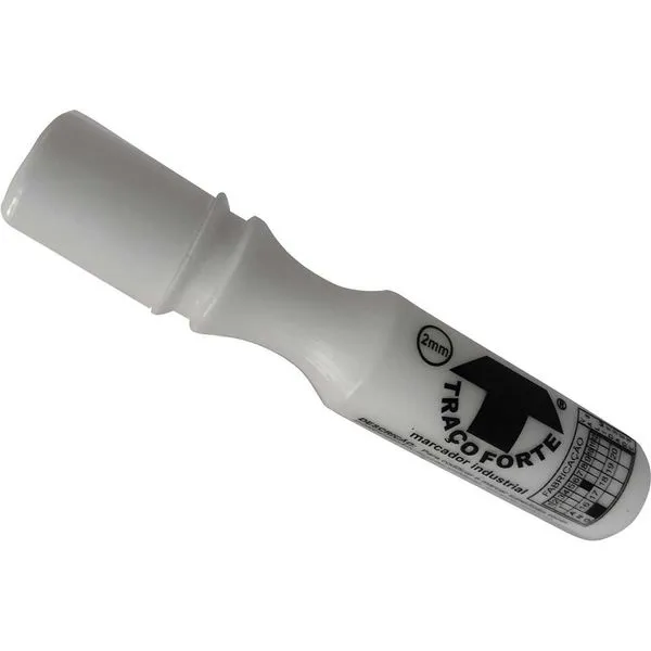 Marcador Industrial Ponta 3mm 60ml - BADEN Branco