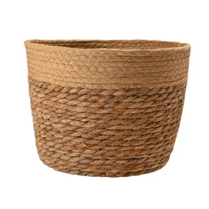 Cachepot G Ambiente Papel E Palha Milho 26x26x19cm LM3024AMB - honeyhome