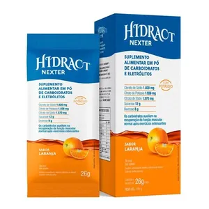 Suplemento Alimentar em Pó Hidract Nexter Sabor Laranja 4 Sachês 26g