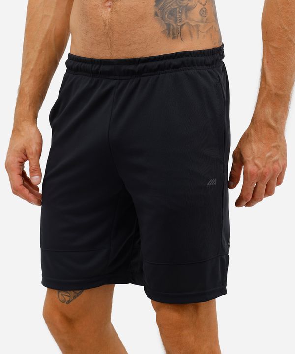 bermuda esportiva masculina com recorte texturizada preta G