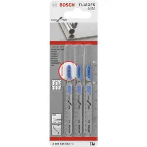 Lâmina de serra tico-tico 57 mm encaixe T T-118-GFS - BOSCH