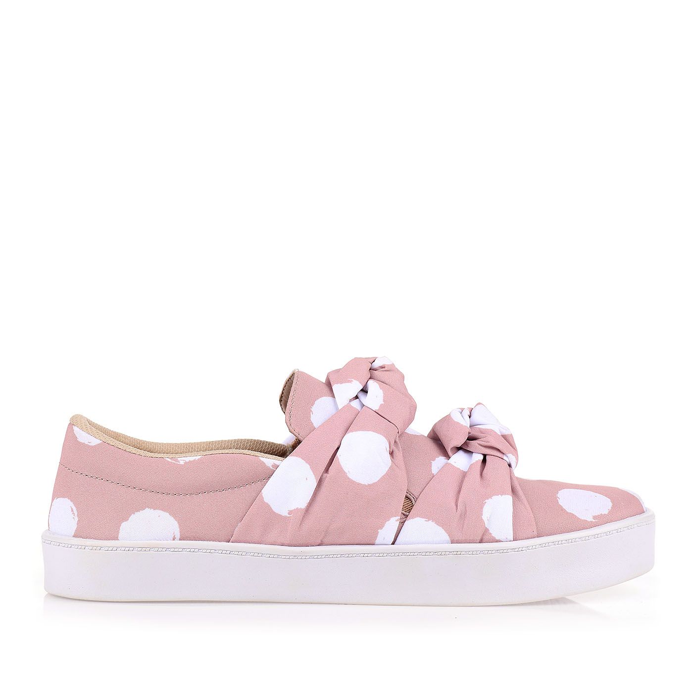 Tênis Polka Nude