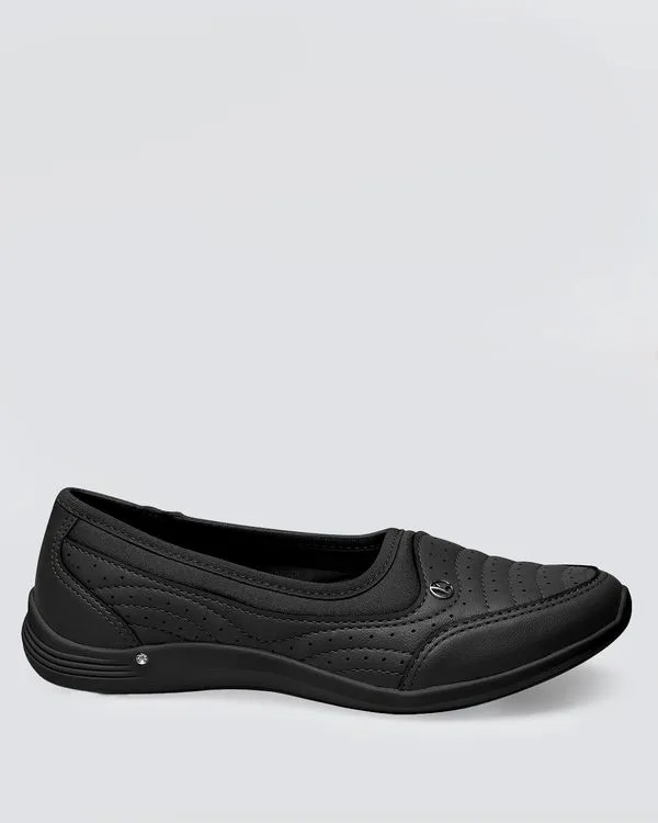 Tênis Feminino Slip On Palmilha Impulse Kolosh Preto 35