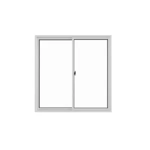 Janela de Correr 2 Folhas sem Grade Alumínio Branco Esquadritop Janela de Correr 2 folhas sem Grade Alumínio Branco 120x120cm