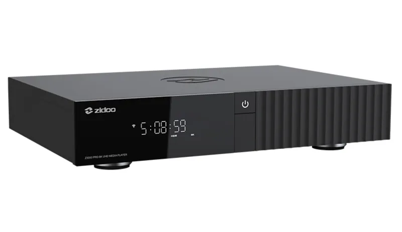 Zidoo Z3000 Pro - Reprodutor 4K de Alta Performance com HDR e Suporte NAS