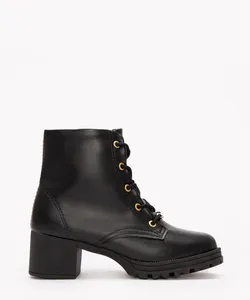 bota infantil salto baixo molequinha preta 30