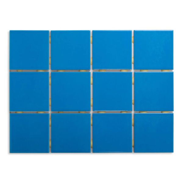 Revestimento Capri Bold Brilhante Azul 10x10cm 1,95m2 (Lote 68)