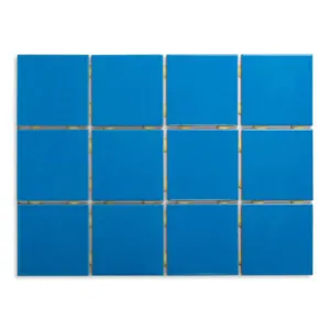 Revestimento Capri Bold Brilhante Azul 10x10cm 1,95m2 (Lote 68)