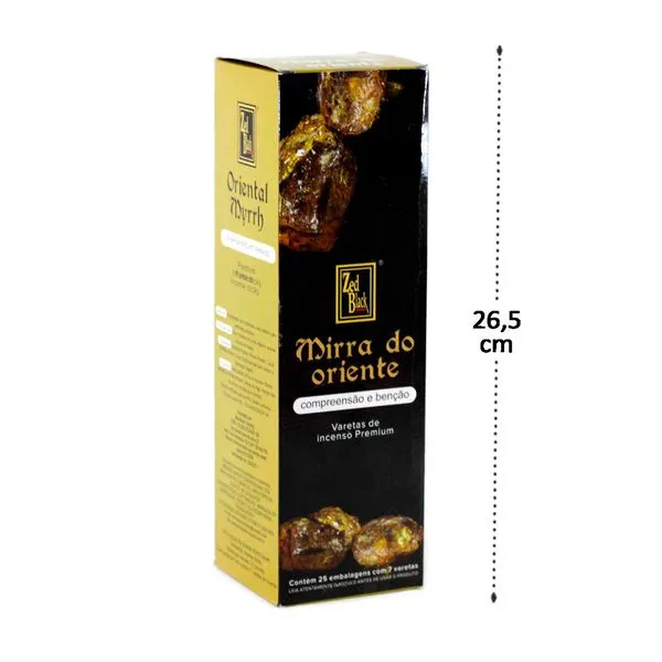 Incensos Zed Black Mirra do Oriente 143 - Kashimir