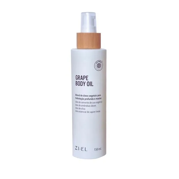 Bled de Óleos Vegetais Ziel Grape Body Oil 150ml