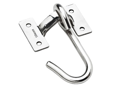 Armador Parafusado Inox Polido Cartela com 2 Unidades Silvana