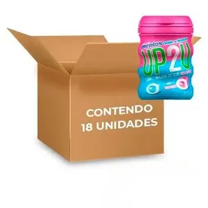 Mentos Pote UP2U contendo 18 unidades