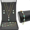 Corrente Feminina Veneziana Pingente Pulseira Brincos