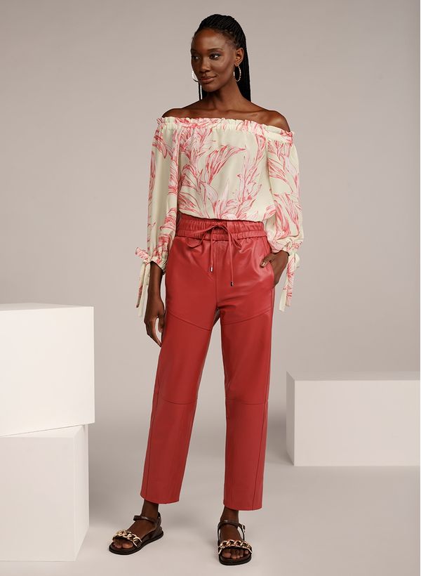 Blusa Le Lis Carolina Seda Feminina 42