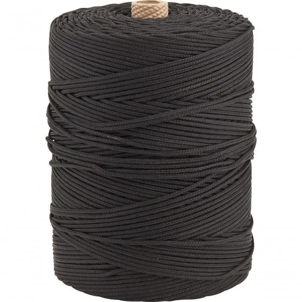 Corda Multifilamento Trançada 2,0mm 1,0kg 408 Metros Preta P