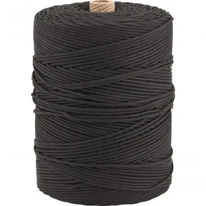 Corda Multifilamento Trançada 2,0mm 1,0kg 408 Metros Preta P