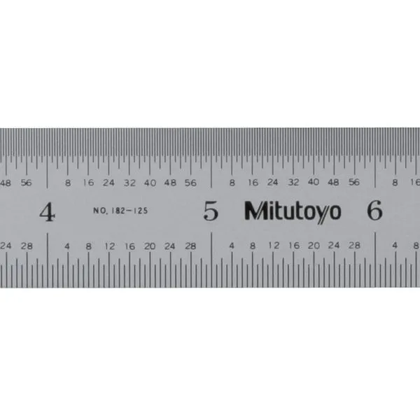 Escala de Aço Inox 300mm Rígida - Mitutoyo