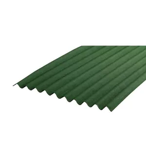 Telha ondulada de fibra vegetal 200x95cm 3mm verde Onduline