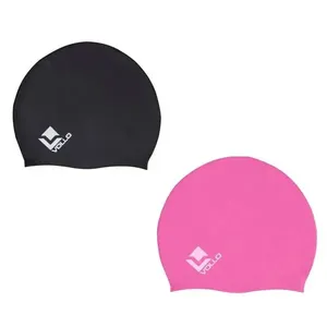 Kit 2 Toucas de Natação em Silicone Adulto para Hidroginástica Rosa e Preto Vollo Sports Kit 2 Toucas de Natação em Silicone Adulto Rosa e Preto Vollo Sports
