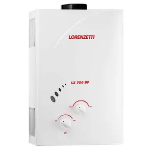Aquecedor a Gás Branco LZ 750BP 7 Litros GLP Lorenzetti