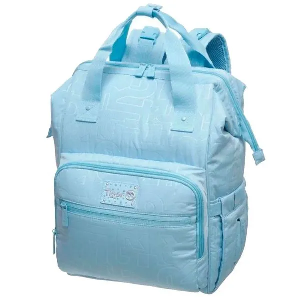 Mochila Maternidade Lilica Grande Tigor T Tigre Puff Azul (MP)