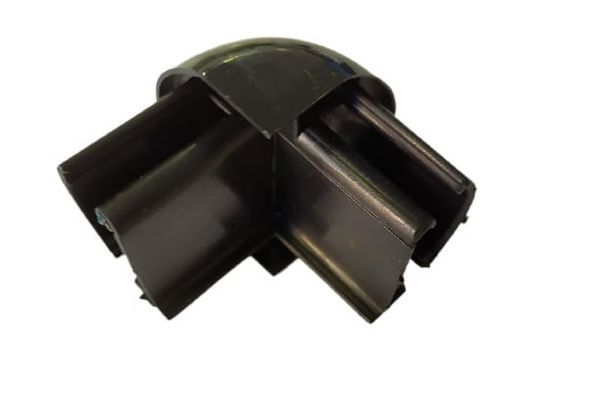 Cantoneira Superior 8mm para Box Roaplas Cantoneira Superior 8mm Preta para Box
