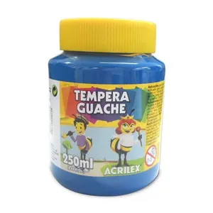 Tinta Guache Acrilex Azul Turquesa 250 Ml. Tinta Guache Acrilex Azul Turquesa 250 Ml