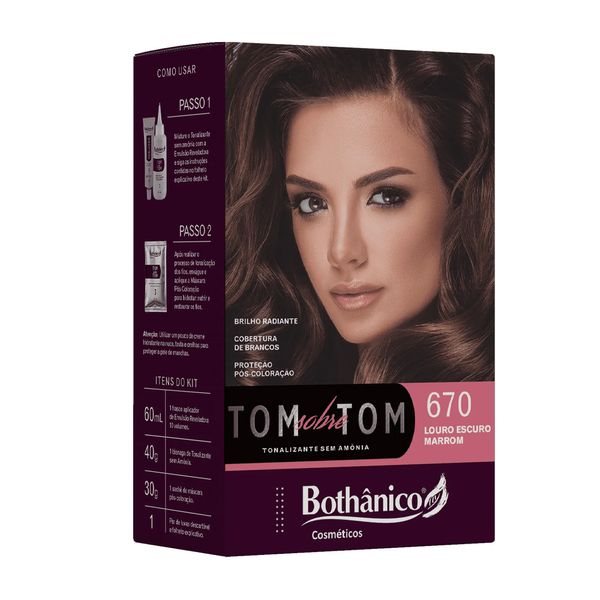 Tonalizante Bothânico Hair Louro Escuro Marrom 670