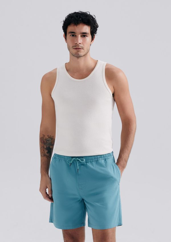 Shorts Masculino De Sarja - Azul XG
