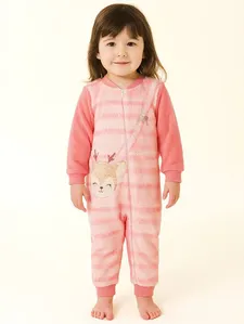 Pijama Longo Infantil Para Menina - CORAL 1