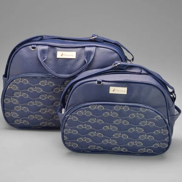Kit Bolsa Com Trocador Berlim - 4309C Marinho Marinho