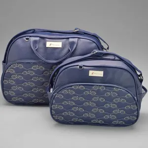 Kit Bolsa Com Trocador Berlim - 4309C Marinho Marinho