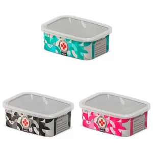 Pote Organizador Multiuso Pet Retangular Sortido 1400ml AD0221 - Potte