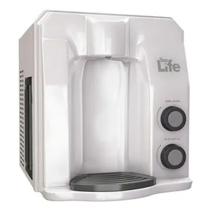Filtro Super Água Alcalina Ph 9,5 Ionizada Gelada Flex He Top Life Branco 110V