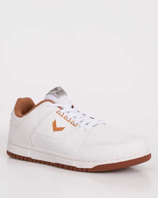 Tênis Masculino Casual Veloce Com Recortes Branco 42