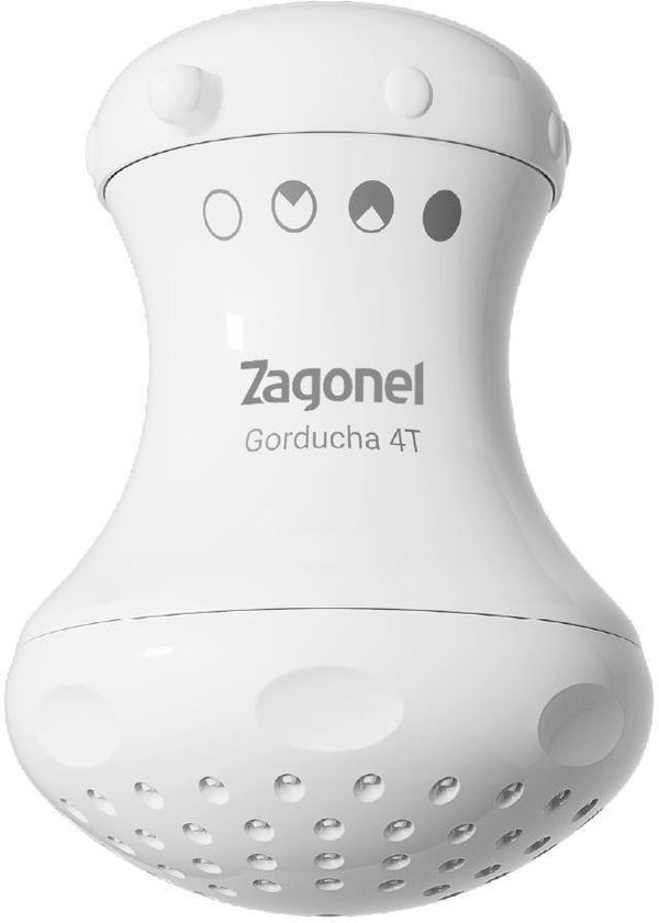 Chuveiro Elétrico Zagonel Gorducha 4 Temperaturas Branco 5450W 110V