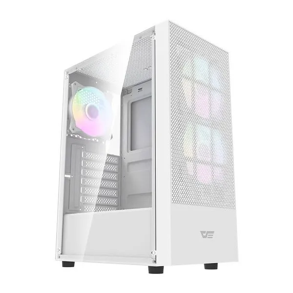 Gabinete Gamer Darkflash A290 mATX Lateral em Vidro Temperado A290 Branco