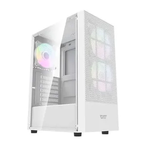 Gabinete Gamer Darkflash A290 mATX Lateral em Vidro Temperado A290 Branco