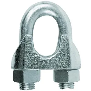 Grampo Leve para Cabo de Aço 3-16 GL-05 para Laços e Amarrações com Acabamento Galvanizado Quality Grampo Leve para Cabo de Aço 3-16 GL-05 com Acabamento Galvanizado Resistente Quality