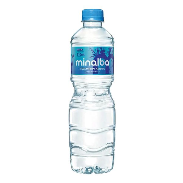 Água Mineral Sem Gás Minalba 510ml