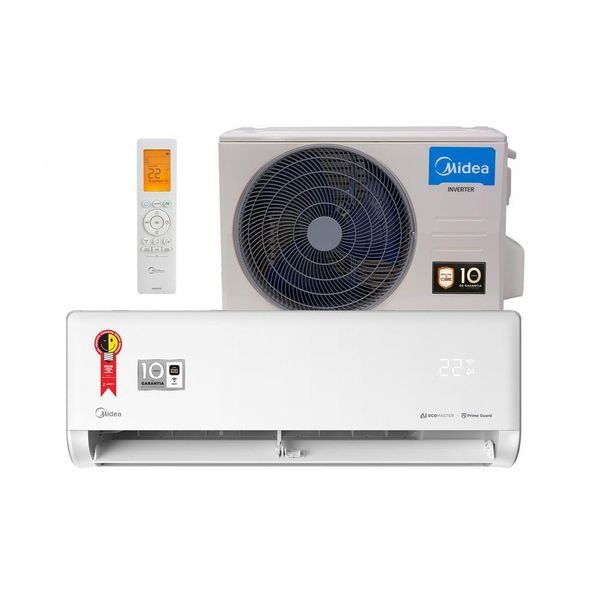 Ar Condicionado Split 18.000 BTUs Inverter AI Ecomaster Q/F Midea 42EZVQA18M5.38EZVQA18M5 220V