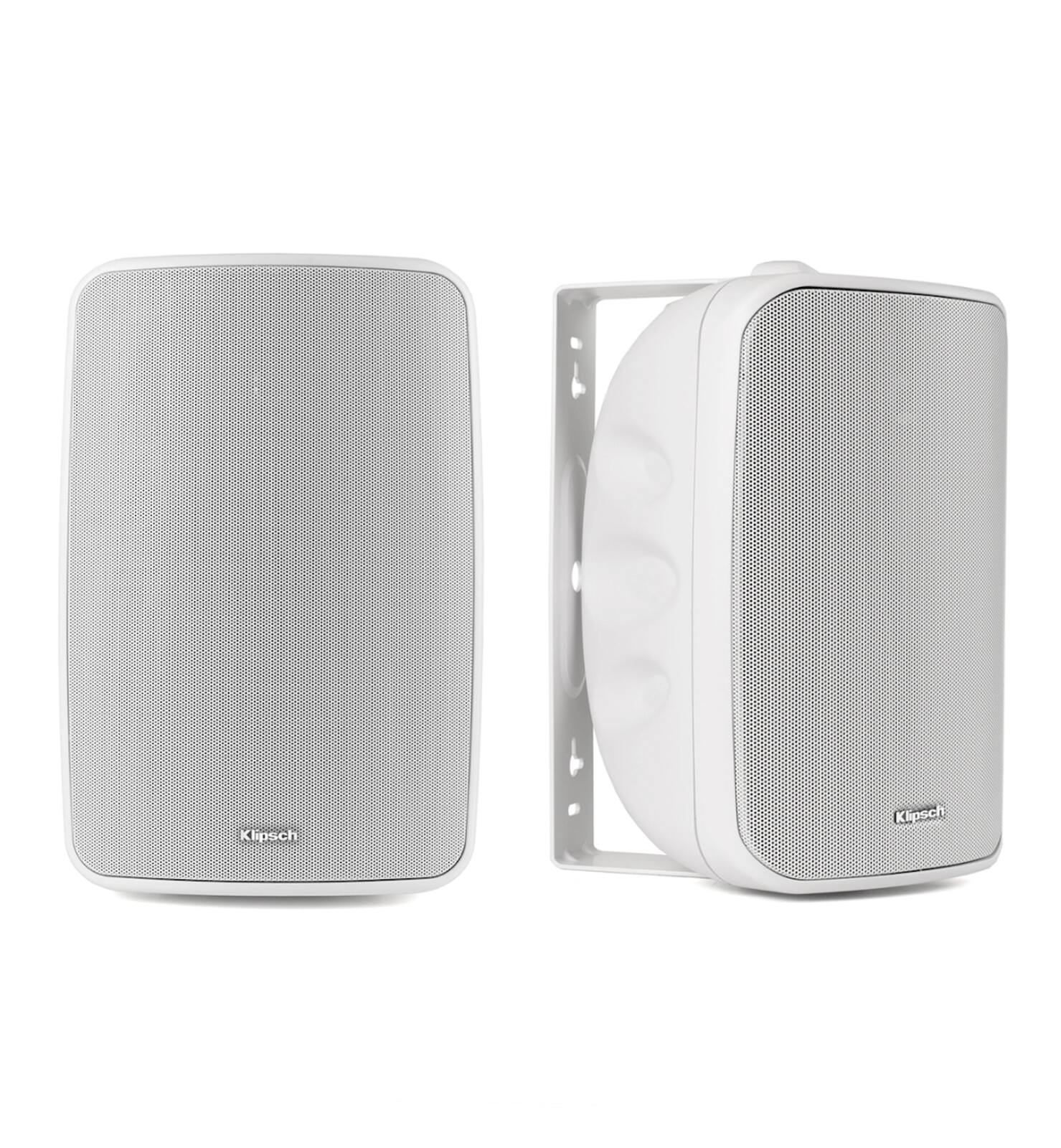 Par de Caixas de Som Klipsch KIO-650 Som de Alta Qualidade para Áreas Externas ( Branca )