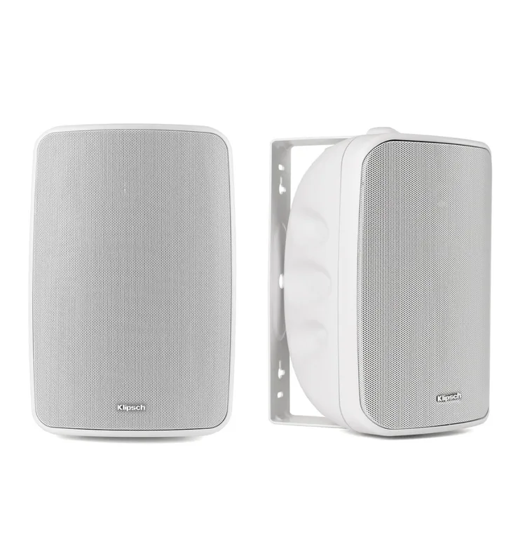 Par de Caixas de Som Klipsch KIO-650 Som de Alta Qualidade para Áreas Externas ( Branca )
