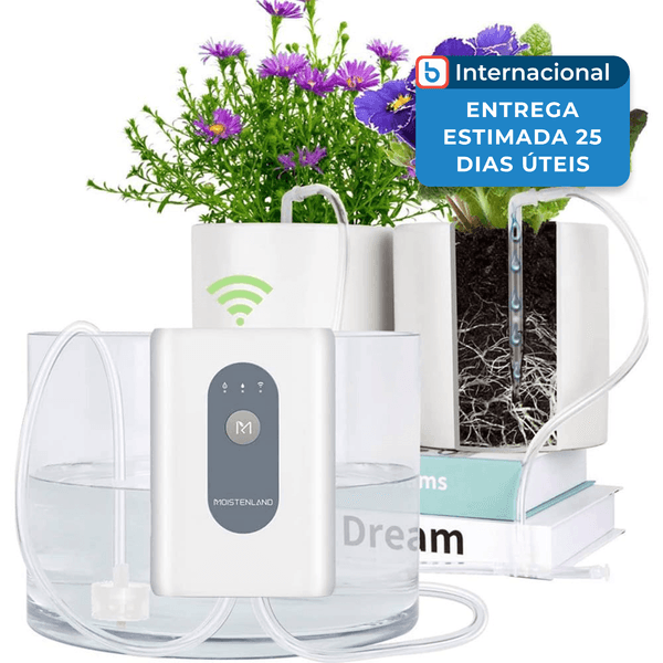 Kit de Irrigação Automático para Plantas Moistenland Branco A-MBI