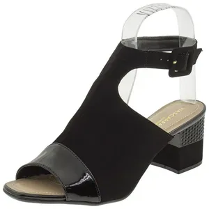 Sandália Feminina Salto Médio Via Scarpa - 126312203 Preto 35